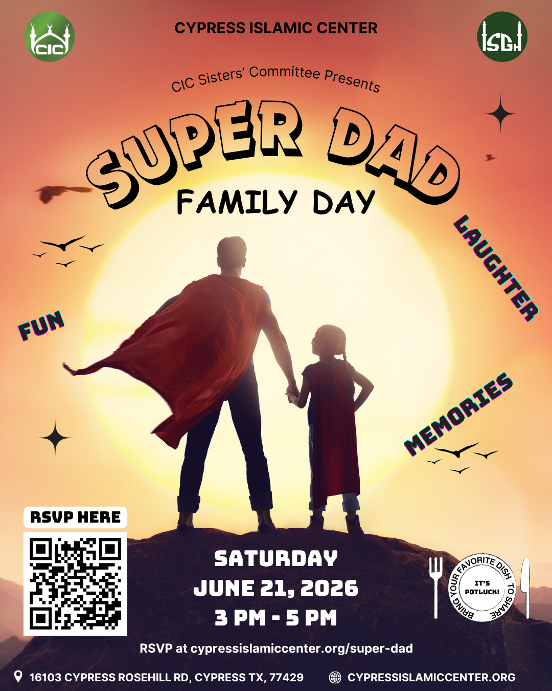 Super Dad Family Day Flyer