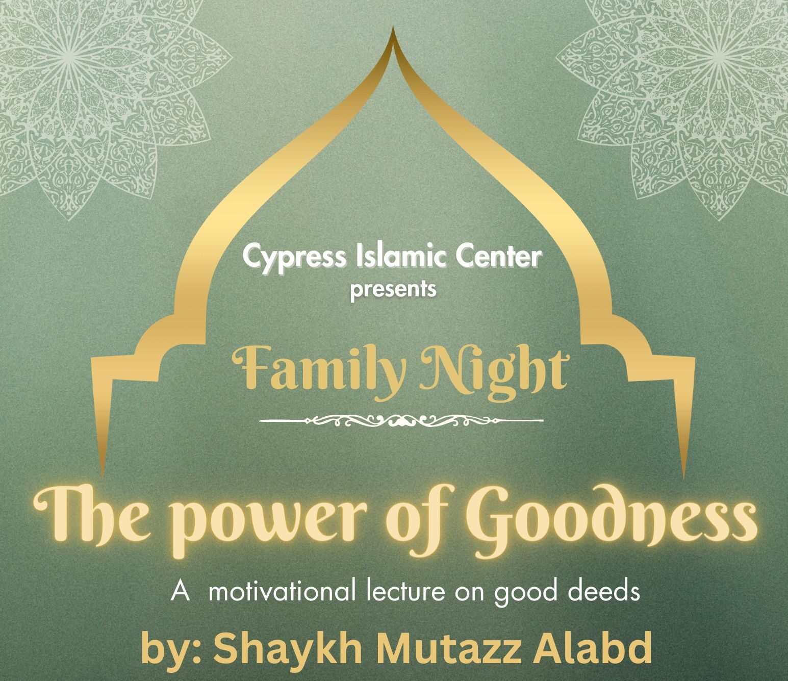 CIC Family Night - The power of goodness