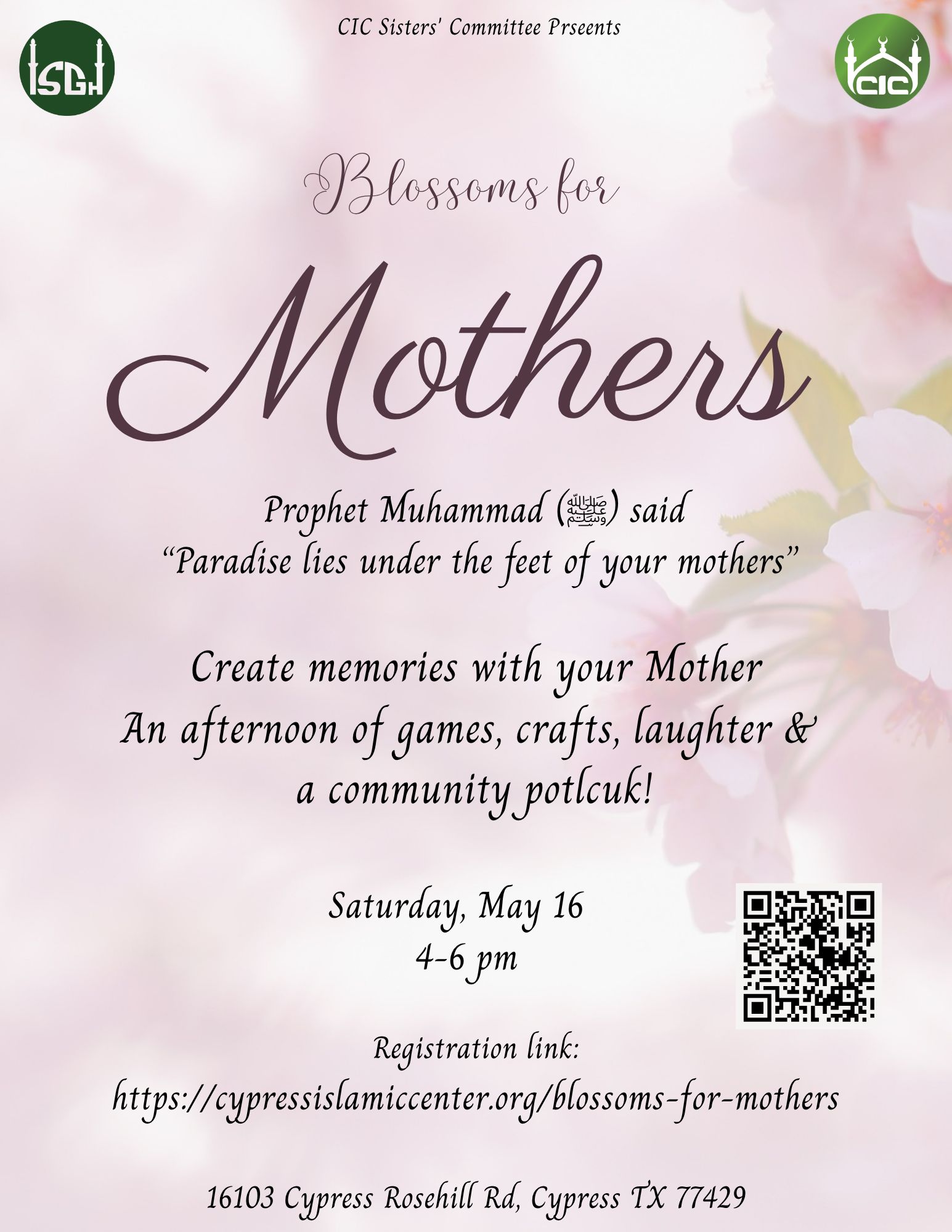 Blossoms for Mothers
