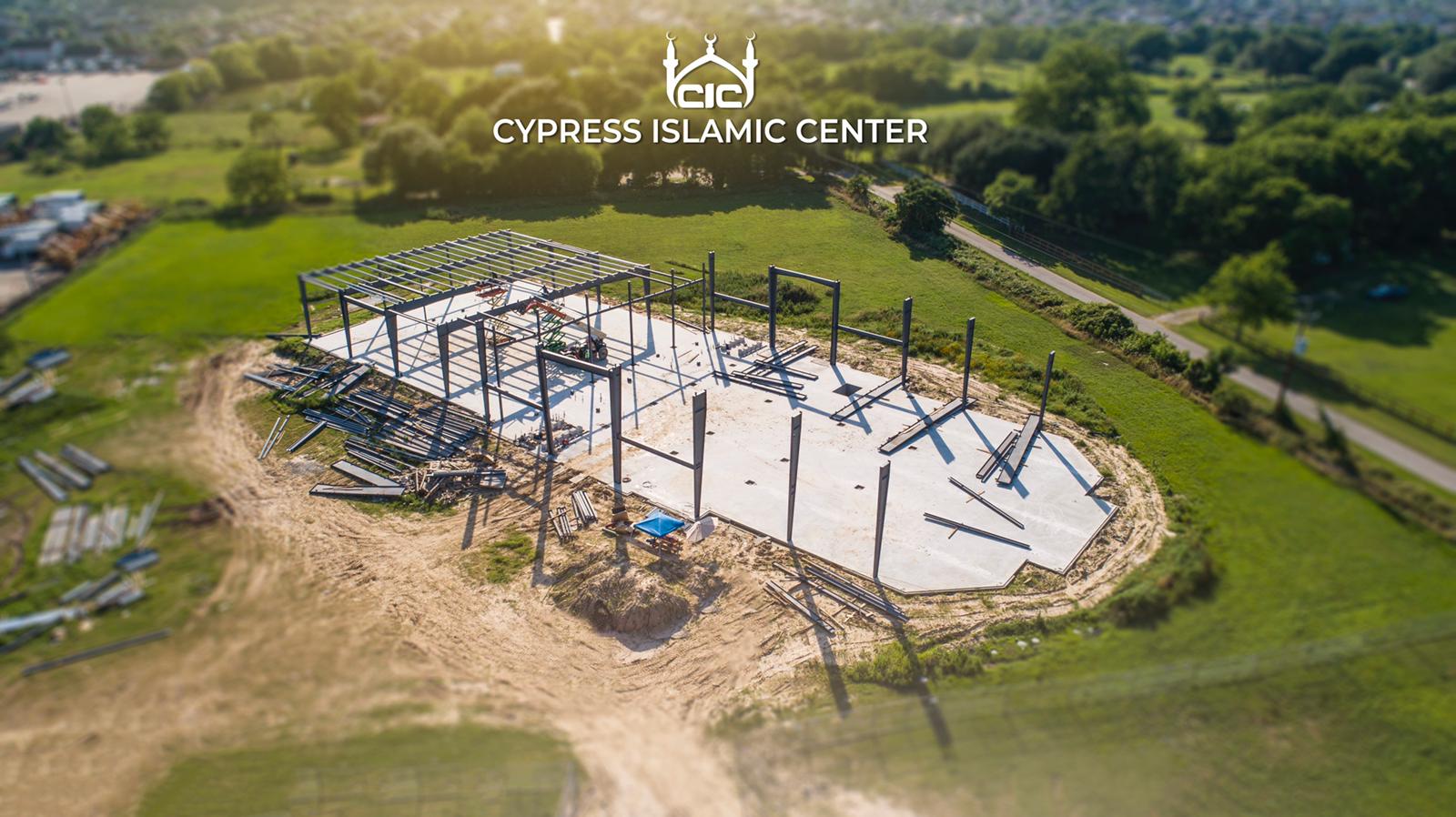 Cypress Islamic Center Construction update, May 6, 2020